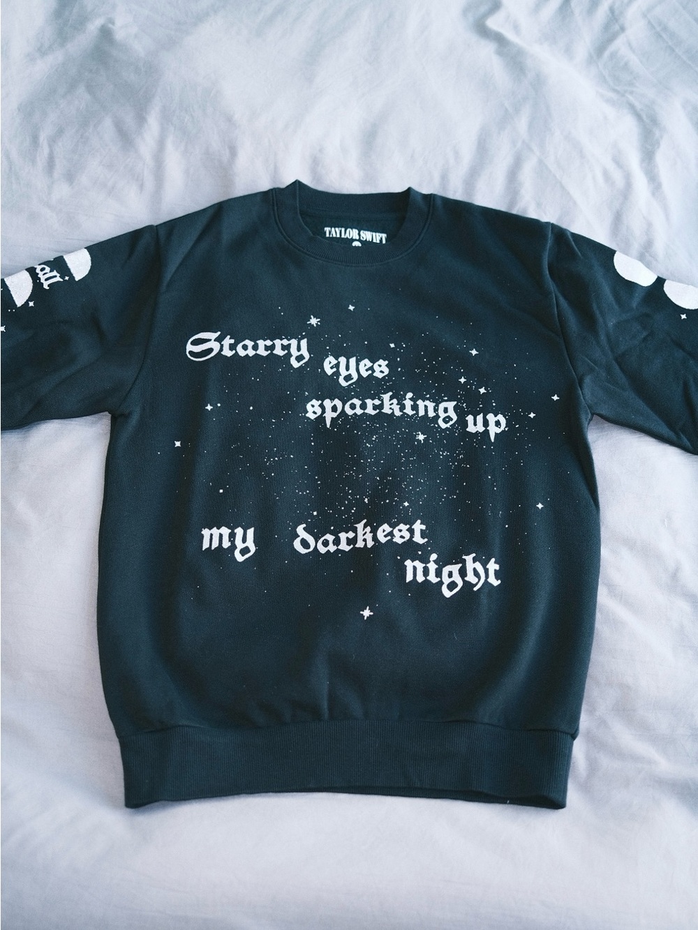 Taylor Swift Reputation Sparking Up My Darkest Night Crewneck XS